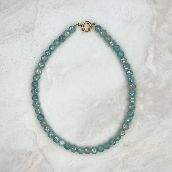 Amazonite Gemstone Necklace - Tria Made, LLC