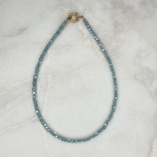  Aquamarine Mini Gemstone Necklace - Tria Made, LLC