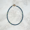 Blue & Green Flower Mini Necklace - Tria Made, LLC