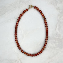  Burnt Orange Gemstone Necklace - Tria Made, LLC