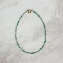  Chrysoprase Mini Gemstone Necklace - Tria Made, LLC