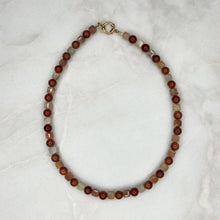  Goldstone & Sunstone Mixed Gemstone Necklace - Tria Made, LLC