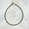 Green Flower Mini Necklace - Tria Made, LLC