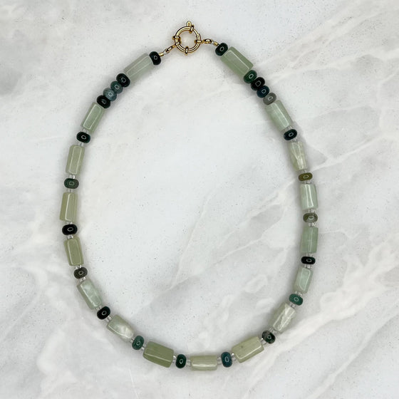 Jade Dreams Statement Necklace - Tria Made, LLC