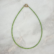  Lime Green Turquoise Mini Gemstone Necklace - Tria Made, LLC