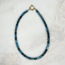  Pacific Blue Statement Gemstone Necklace - Tria Made, LLC