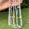 Periwinkle Birds and the Beads Necklace - Tria Made, LLC