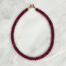  Raspberry Red Gemstone Necklace - Tria Made, LLC