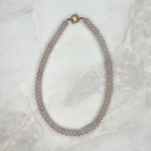  Rose Quartz Gemstone Necklace - Tria Made, LLC