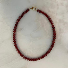  Rusty Red Gemstone Necklace - Tria Made, LLC